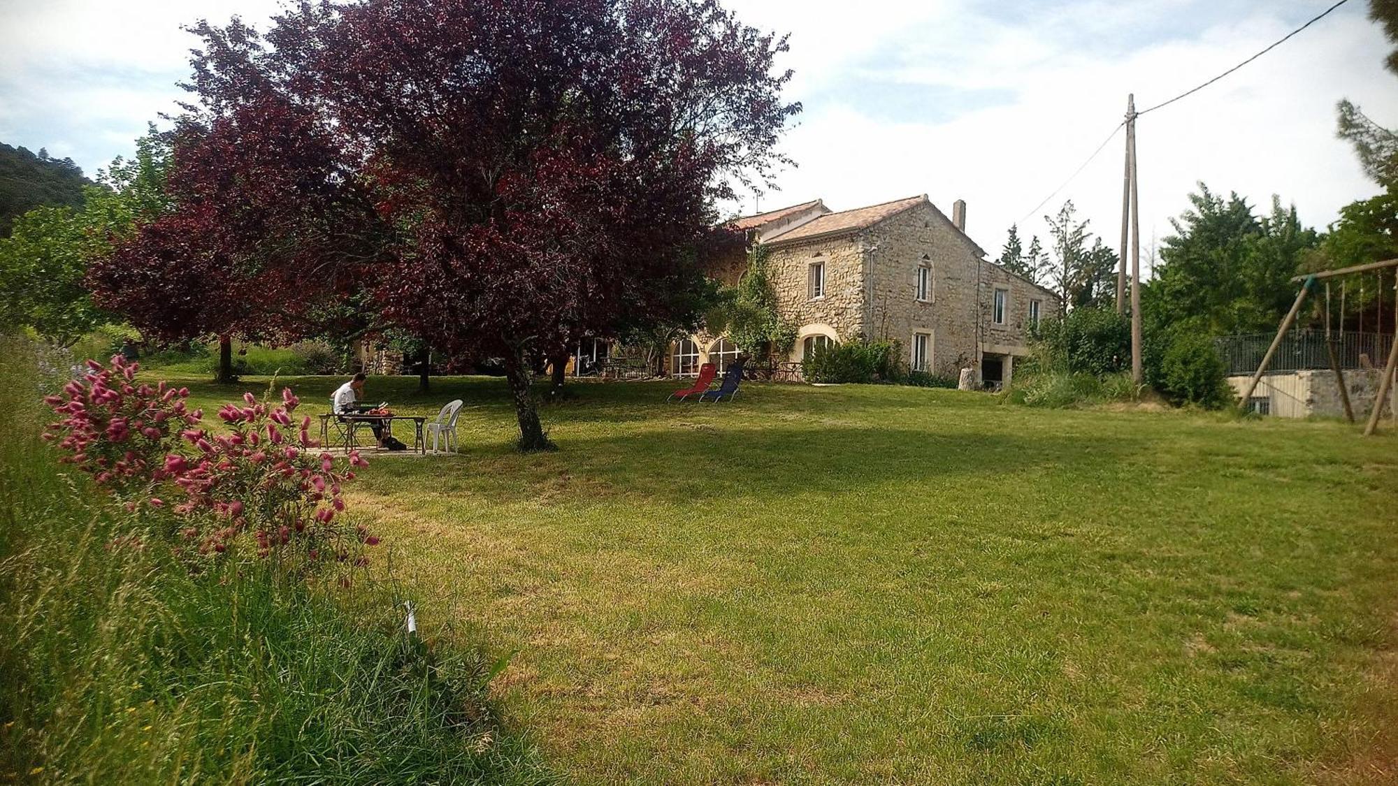 Chambres d'Hotes La Grange au Negre Alba-la-Romaine Exterior foto
